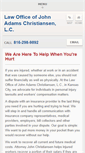 Mobile Screenshot of johnadamschristiansenlawoffice.com